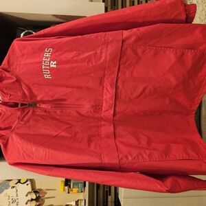 Rutgers Red Windbreaker Jacket